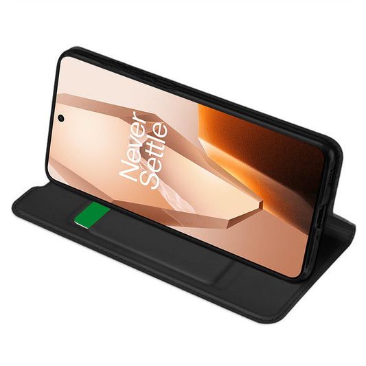 Tok OnePlus 13R-hez, Techsuit, Magskin Book, Fekete