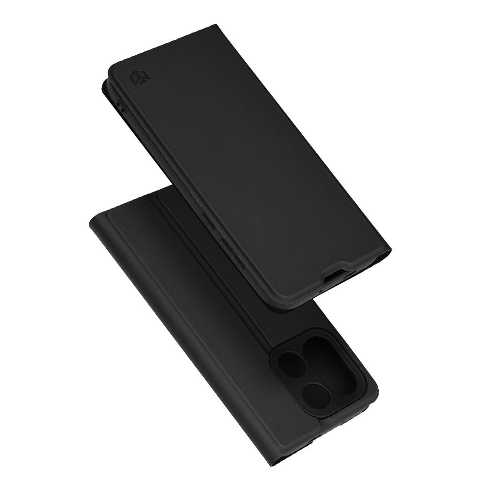 Tok a OnePlus 15-höz, Techsuit, Magskin Book, Fekete