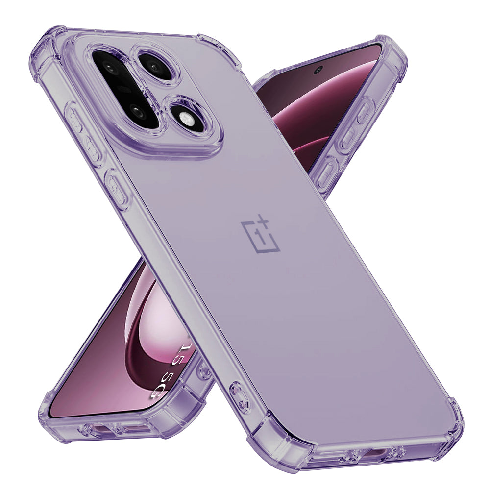 Tok a OnePlus 15-höz, Techsuit, Ütésálló Átlátszó, Füstszínű
