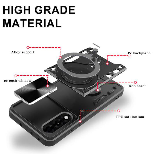 Tok OnePlus Nord 5-hez, Techsuit, CamGuard Pro, Fekete