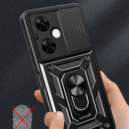 Tok OnePlus Nord CE 3 Lite-hez, Techsuit, CamShield, Fekete