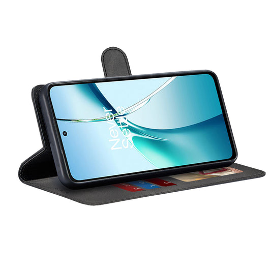 Tok OnePlus Nord CE4 Lite-hez, Techsuit, Diary Book, Fekete