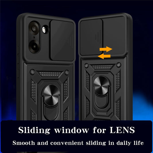 Tok OnePlus Nord CE5-hez, Techsuit, CamShield, Fekete