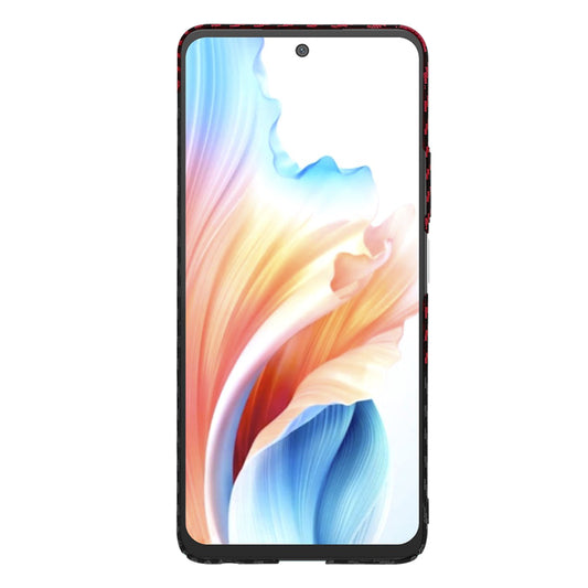 Tok OnePlus Nord N30 SE / Oppo A79 készülékhez, Techsuit, Carbonite FiberShell, Fekete Piros