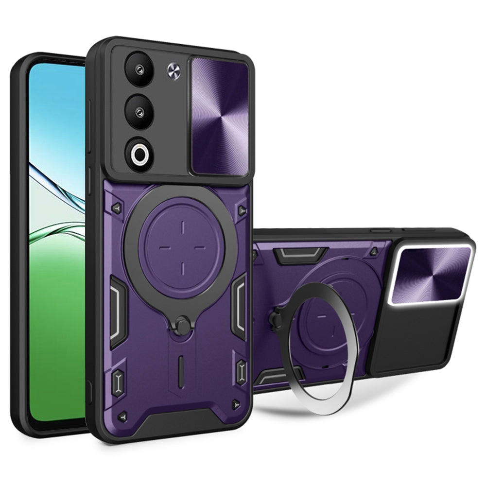 Tok a Oppo A5 4G / A5 5G készülékhez, Techsuit, CamGuard Pro, Lila