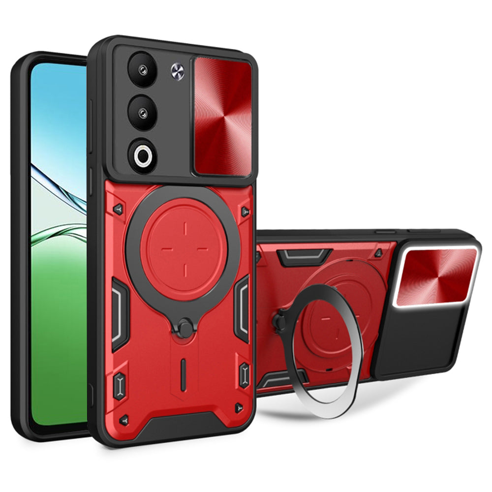 Tok a Oppo A5 4G / A5 5G készülékhez, Techsuit, CamGuard Pro, Piros