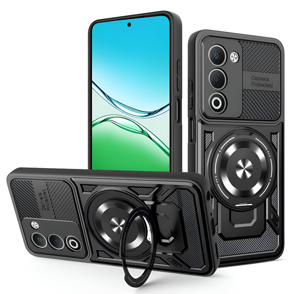 Tok a Oppo A5 4G / A5 5G készülékhez, Techsuit, RuggedCam, Fekete