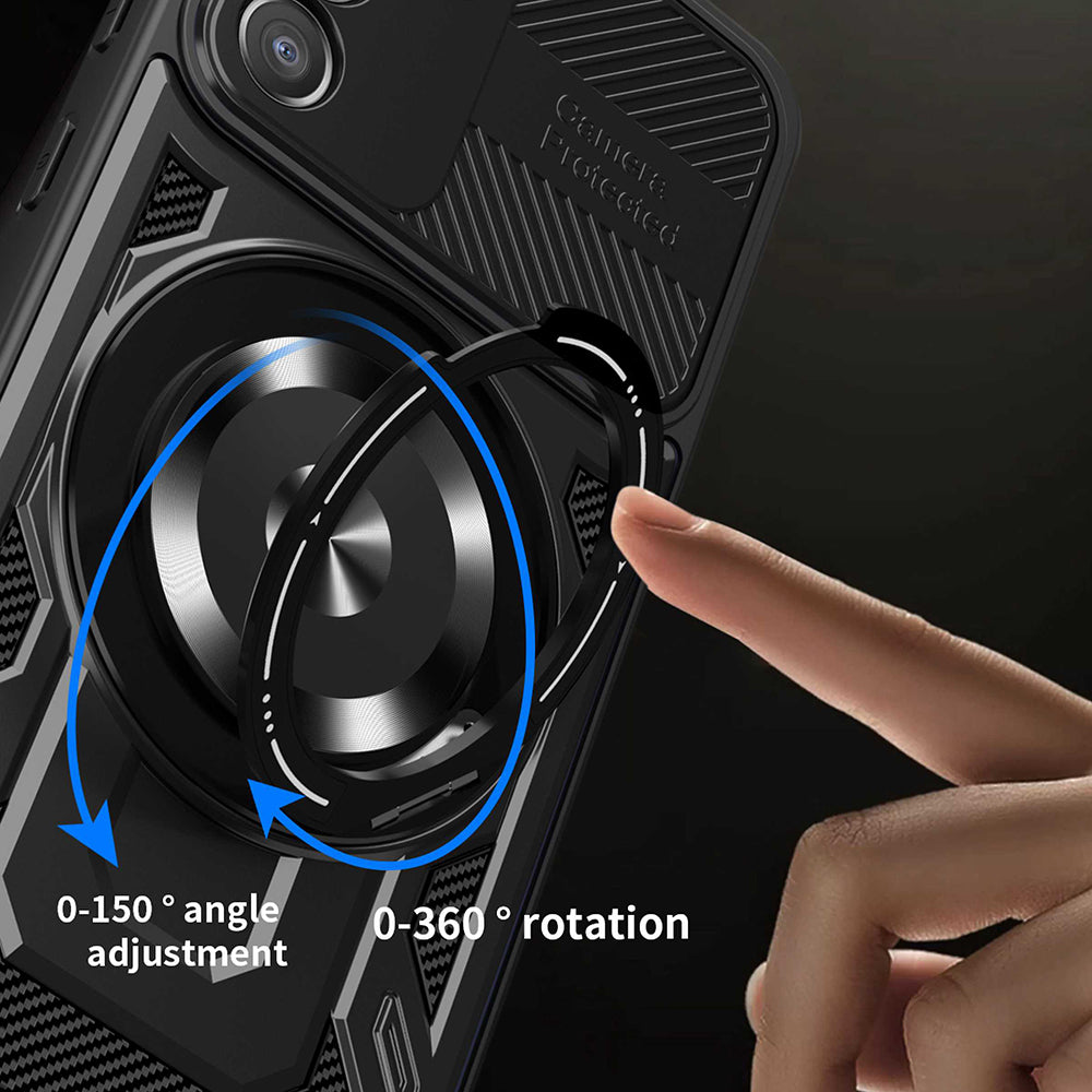 Tok a Oppo A5 4G / A5 5G készülékhez, Techsuit, RuggedCam, Fekete