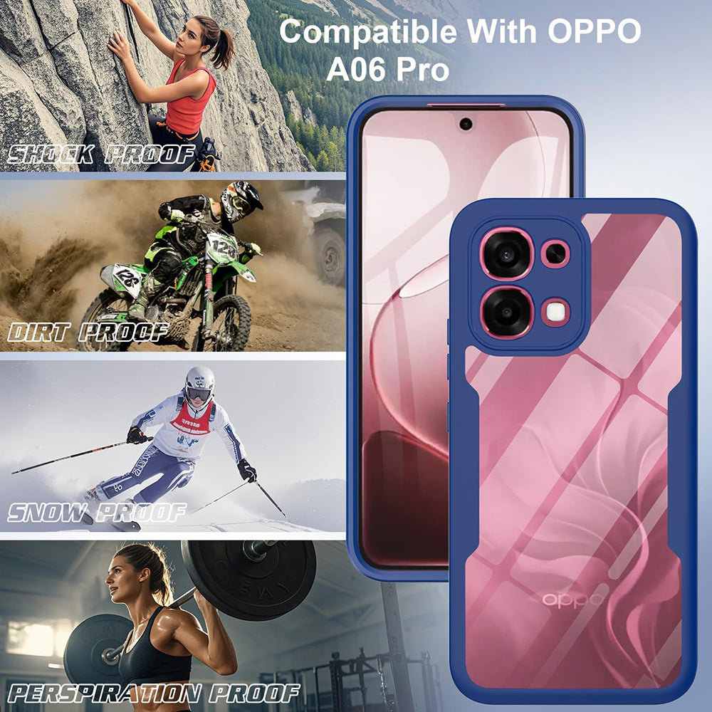 Tok a Oppo A6 Pro 5G / A6 Pro 4G készülékhez, Techsuit, ColorVerse 360, Kék