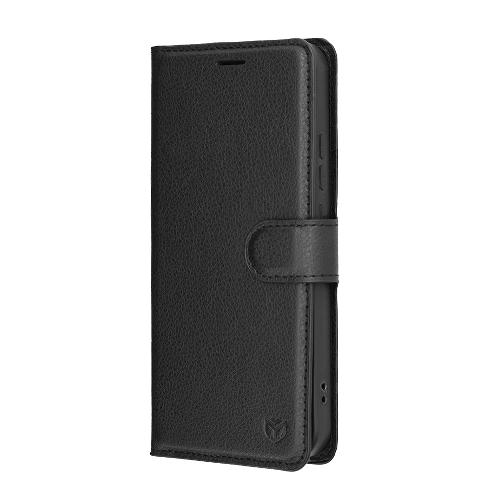 Tok Oppo A6 Pro 5G / A6 Pro 4G készülékhez, Techsuit, Leather Folio, Fekete