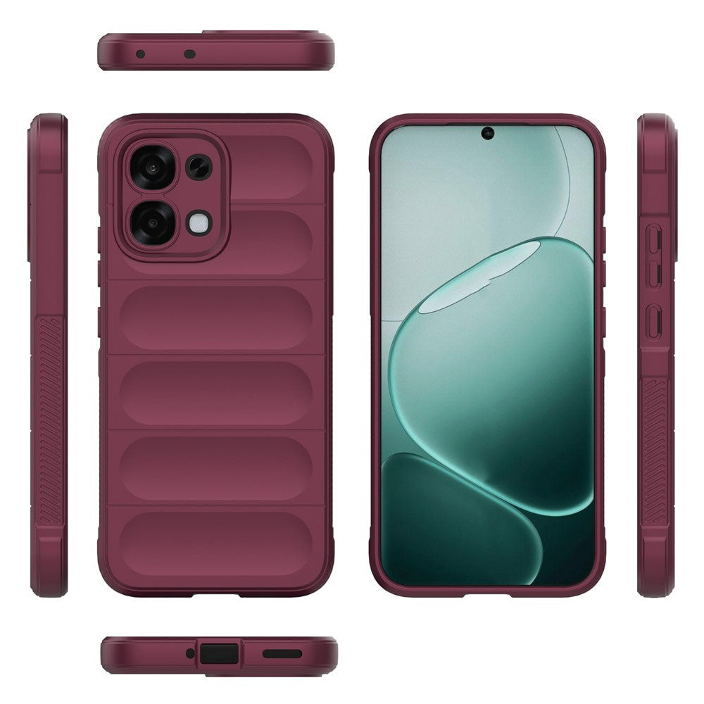 Tok Oppo A6 Pro 5G / A6 Pro 4G-hez, Techsuit, Magic Shield, Bordó
