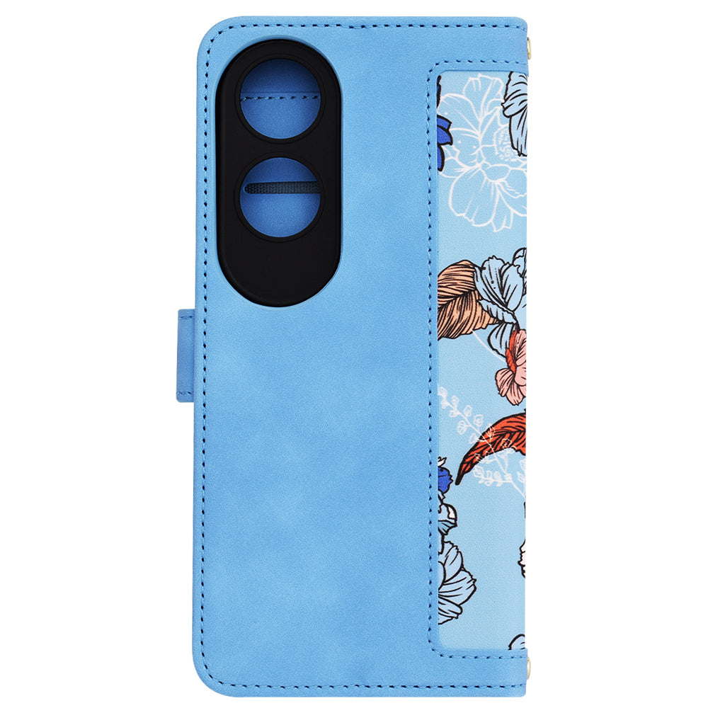 Tok Oppo A60-hoz, Techsuit, FlipCraft, Kék
