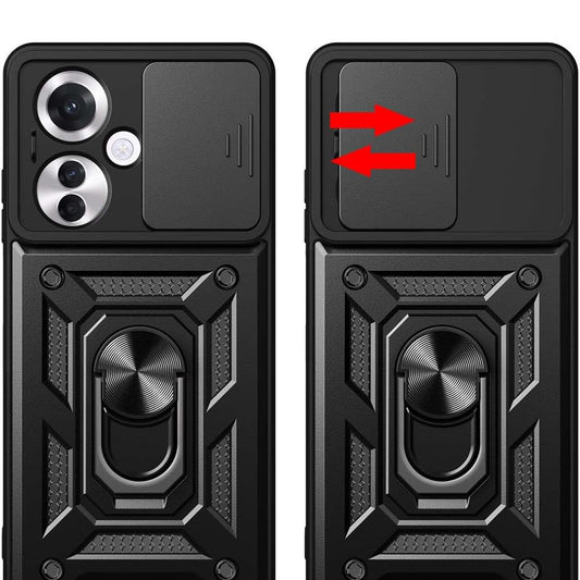 Tok Oppo Reno11 F-hez, Techsuit, CamShield, Rózsaszín