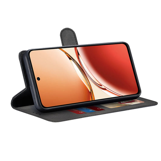 Tok az Oppo Reno12 FS 5G / Reno12 FS 4G / Reno12 F 4G / Reno12 F készülékhez, Techsuit, Diary Book, Fekete