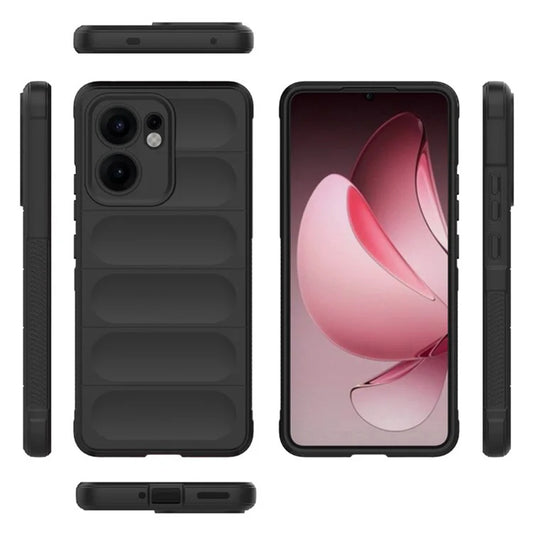 Tok Oppo Reno13 FS 5G / Reno13 F 4G / Reno13 F, Techsuit, Magic Shield, Fekete