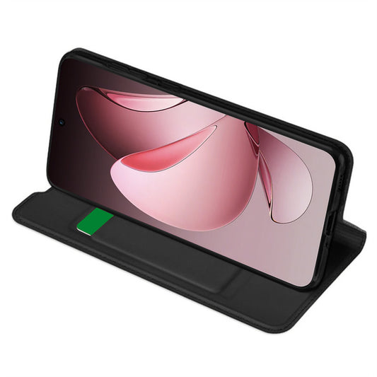 Tok az Oppo Reno13 FS 5G / Reno13 F 4G / Reno13 F készülékhez, Techsuit, Magskin Book, Fekete