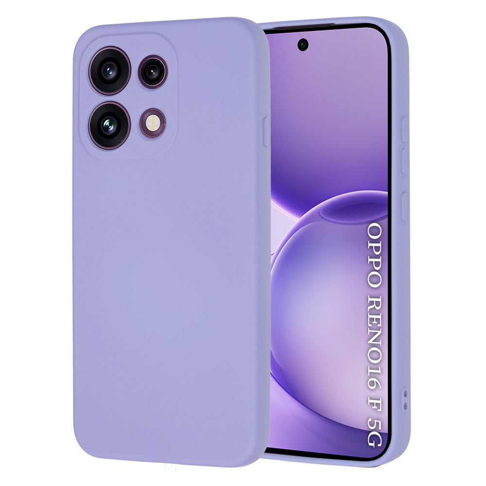 Tok Oppo Reno16 F / Reno16 FS-hez, Techsuit, SoftFlex, Világos lila