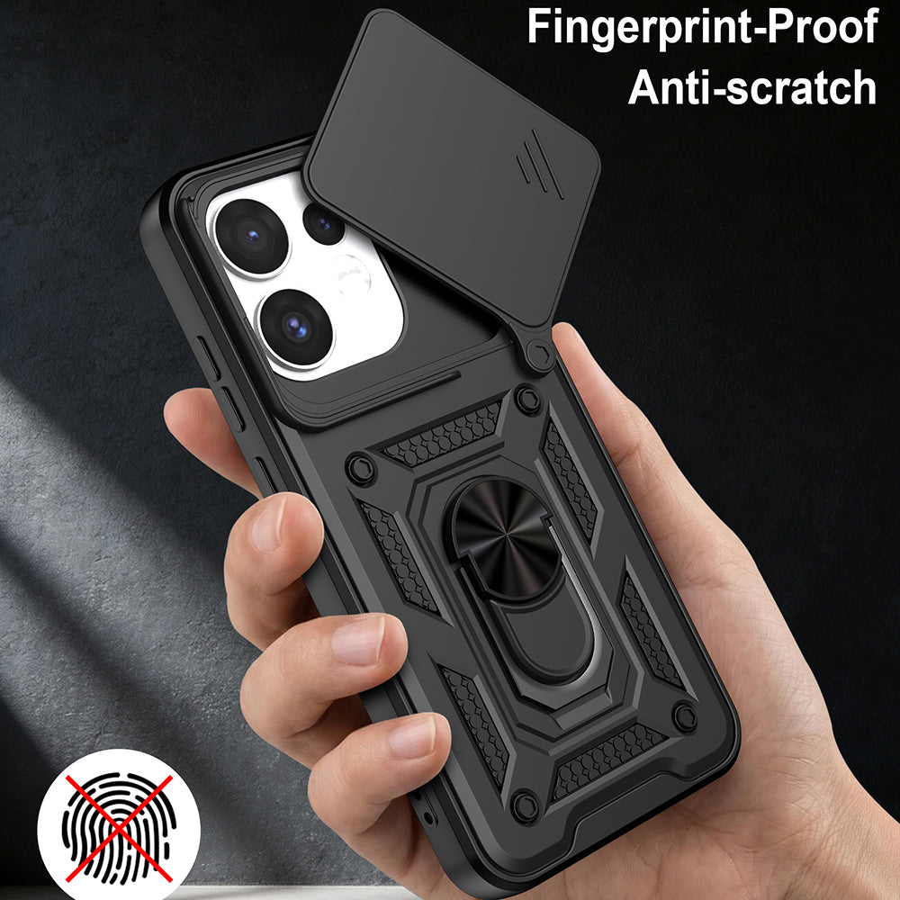 Case for Oppo Reno16 / Reno16 Pro, Techsuit, CamShield, Black