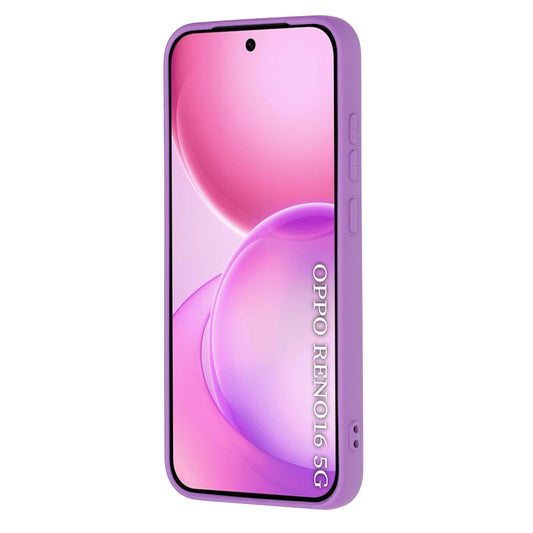 Tok Oppo Reno16-hoz, Techsuit, SoftFlex, Lila