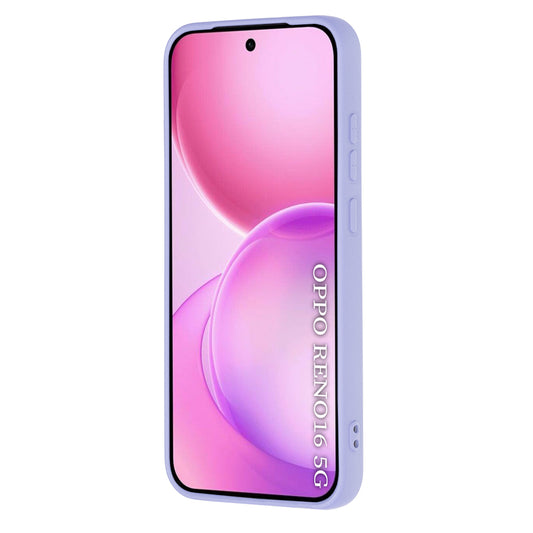 Tok Oppo Reno16-hoz, Techsuit, SoftFlex, Világos lila