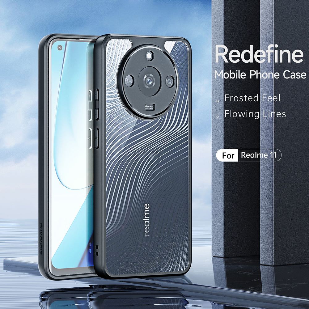 Tok Realme 11 5G-hez, DUX DUCIS, Aimo, Fekete