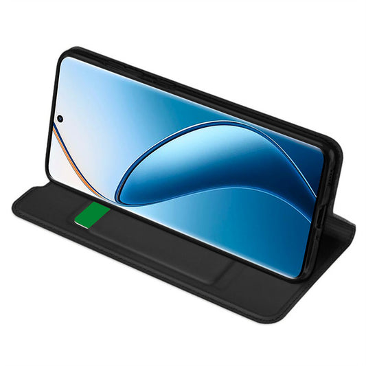 Tok Realme 12 Pro / 12 Pro+ készülékhez, Techsuit, Magskin Book, Fekete