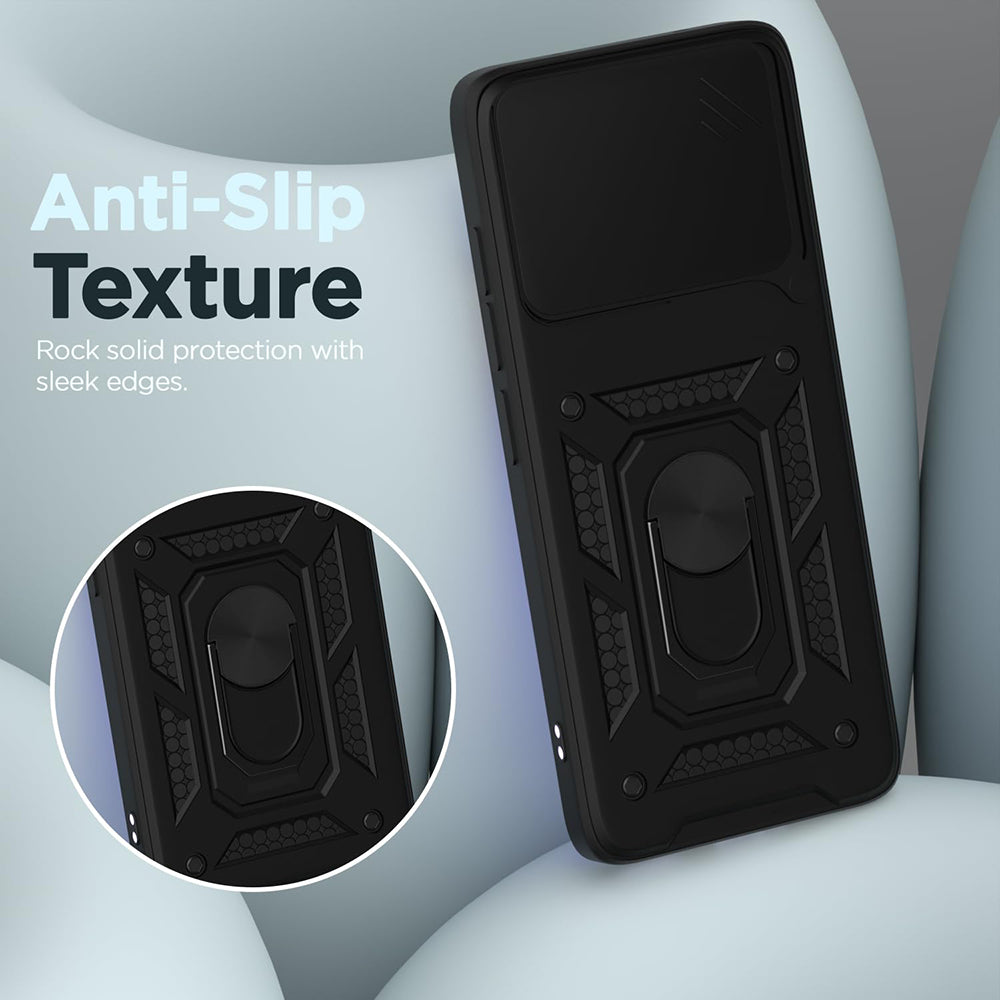 Tok a Realme 16 Pro-hoz, Techsuit, CamShield, Fekete