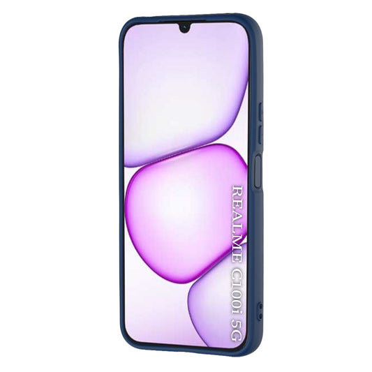 Tok Realme C100 5G-hez, Techsuit, SoftFlex, Tengerészkék