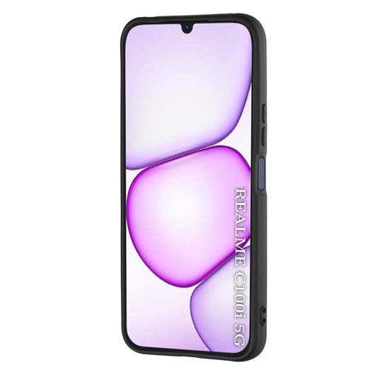 Tok Realme C100 5G-hez, Techsuit, SoftFlex, Fekete