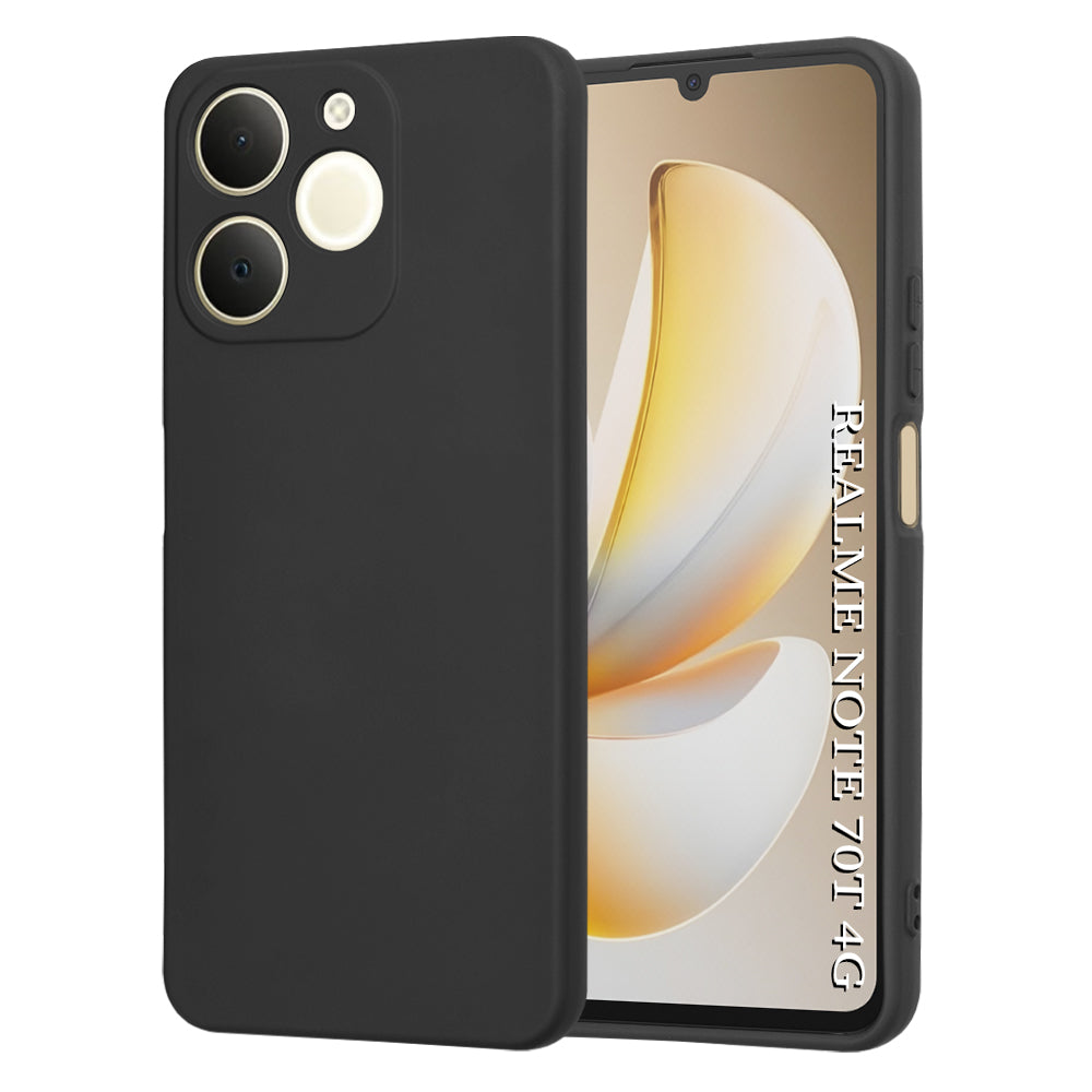 Tok a Realme Note 70T-hez, Techsuit, SoftFlex, Fekete