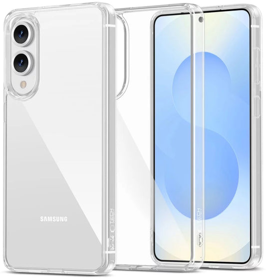 Tok Samsung Galaxy S25 Edge S937-hez, Tech-Protect, Flexair Hybrid, Átlátszó