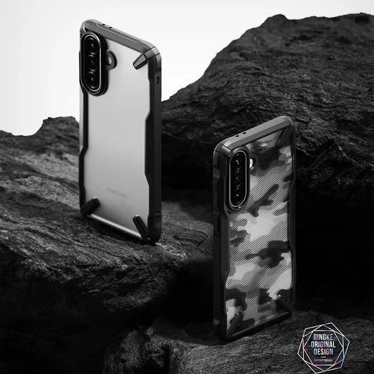 Tok Samsung Galaxy A56 A566 / A36 A366 készülékhez, Ringke, Fusion X Camo, Fekete