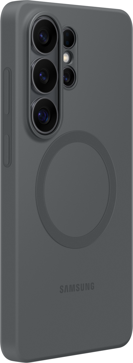 Tok Samsung Galaxy S26 Ultra S948-hez, Szilikon Mágneses Tok, Fekete EF-ES948CBEGWW