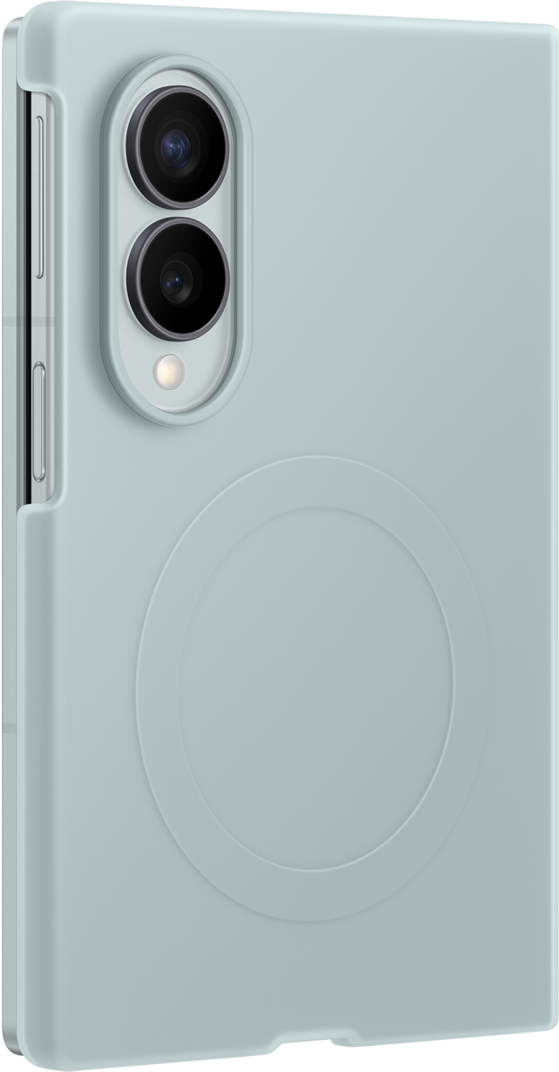 Tok Samsung Galaxy Z Fold8 F971-hez, Szilikon Mágneses Tok, Zöld EF-EF971CGEGWW
