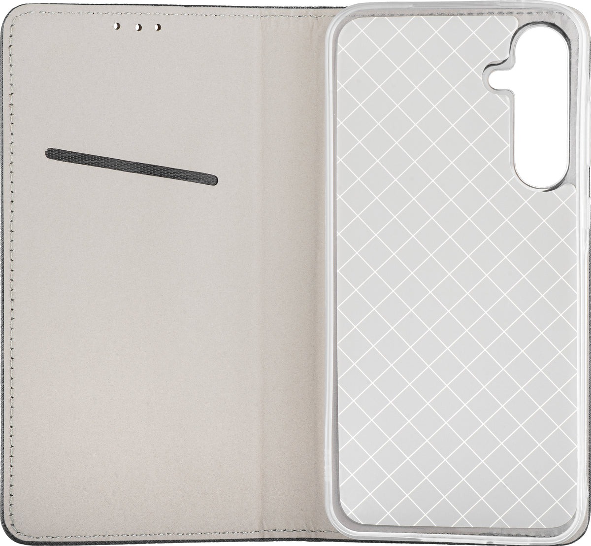Tok Samsung Galaxy A13 A135-hez, OEM, Smart Magnet, Fekete