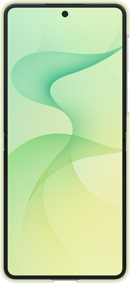 Tok Samsung Galaxy Z Flip8 F776-hez, szilikon gyűrű mágnes, zöld EF-EF776CGEGWW