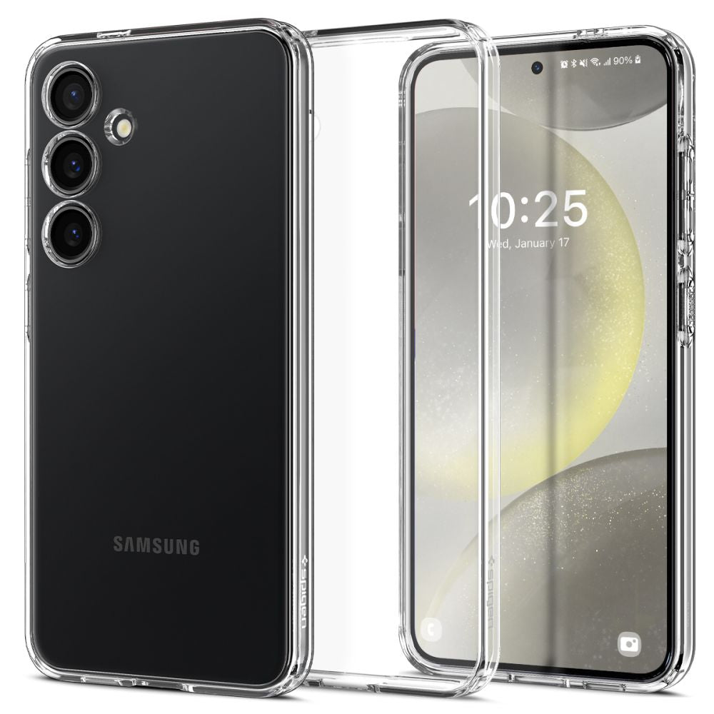 Tok Samsung Galaxy S24 S921-hez, Spigen, Liquid Crystal, Átlátszó ACS07343