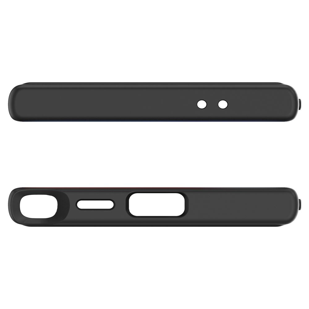 Tok Samsung Galaxy S24 Ultra S928-hoz, Spigen, Ultra Hybrid, Matt Fekete