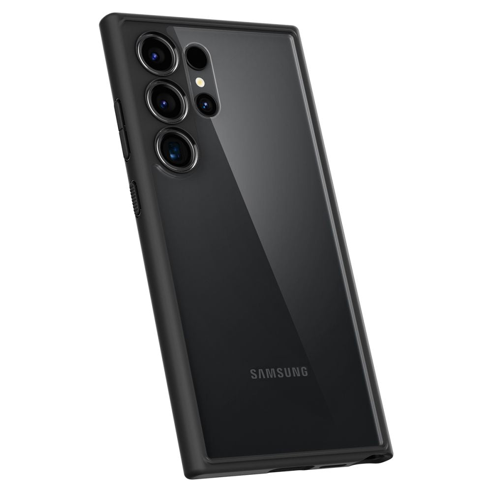 Tok Samsung Galaxy S24 Ultra S928-hoz, Spigen, Ultra Hybrid, Matt Fekete