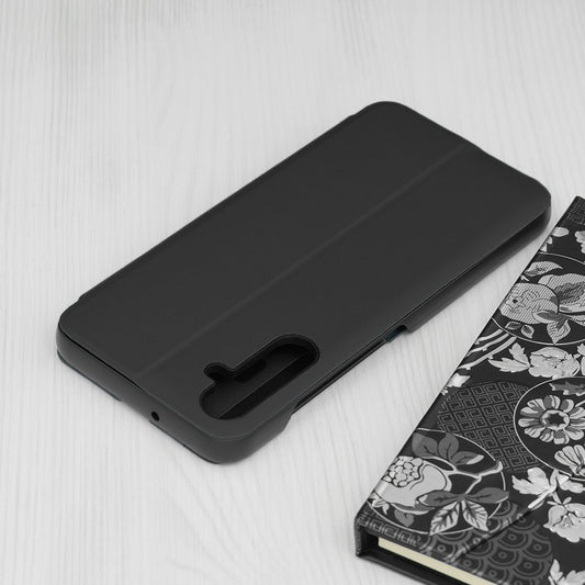 Tok Samsung Galaxy A05s A057-hez, Techsuit, eFold, Fekete