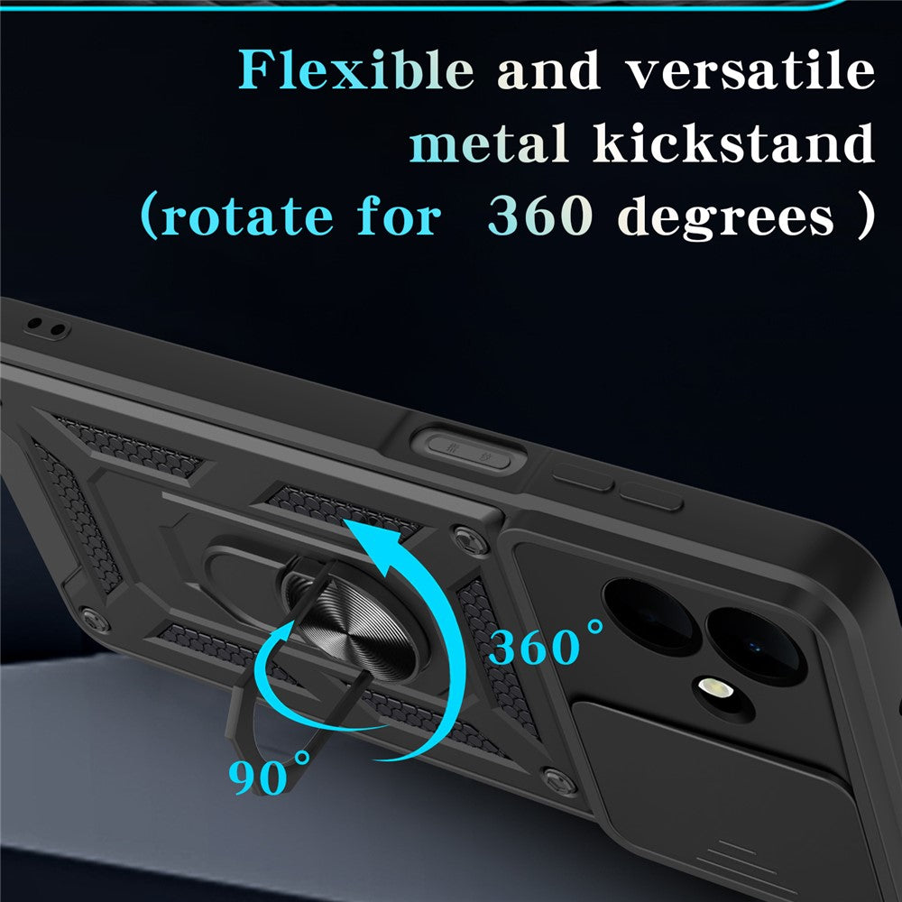 Tok Samsung Galaxy A08 4G A085 / A07 5G A076, Techsuit, CamShield, Fekete