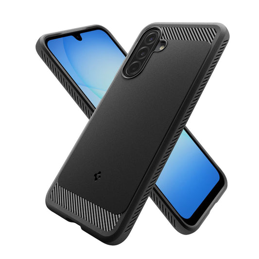Tok Samsung Galaxy A17 4G / A17 5G készülékhez, Spigen, Rugged Armor, Fekete ACS09844