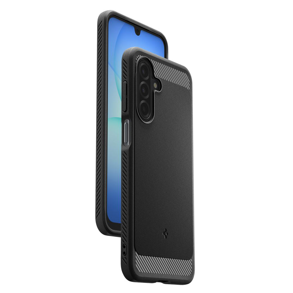 Tok Samsung Galaxy A17 4G / A17 5G készülékhez, Spigen, Rugged Armor, Fekete ACS09844
