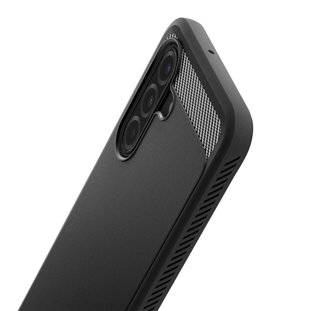 Tok Samsung Galaxy A17 4G / A17 5G készülékhez, Spigen, Rugged Armor, Fekete ACS09844