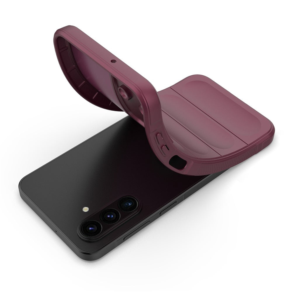 Case for Samsung Galaxy A17 5G A176, Techsuit, Magic Shield, Burgundy
