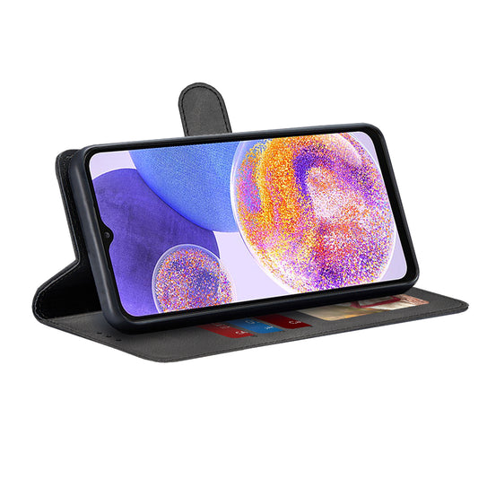 Tok Samsung Galaxy A23 5G A236 / A23 A235 készülékhez, Techsuit, Diary Book, Fekete