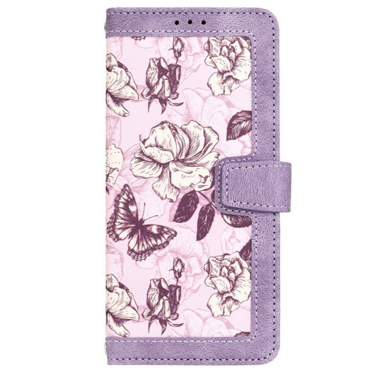 Tok Samsung Galaxy A25 A256-hoz, Techsuit, FlipCraft, Lila