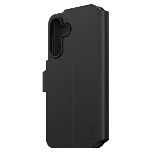 Tok Samsung Galaxy A26 A266-hoz, PanzerGlass, állványos pénztárca funkcióval, fekete