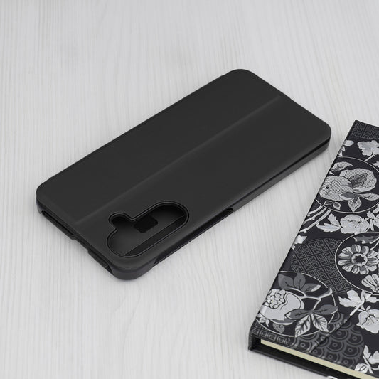 Tok Samsung Galaxy A36 A366-hez, Techsuit, eFold, Fekete