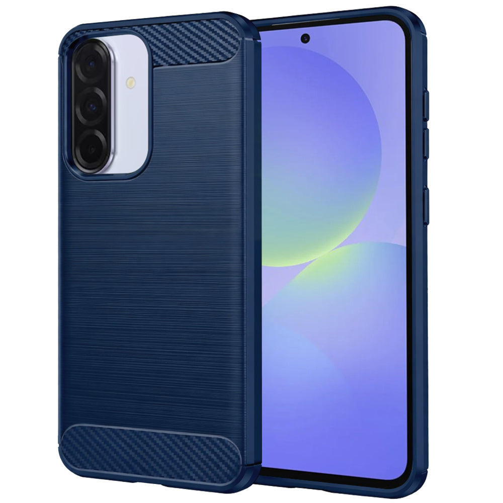 Tok Samsung Galaxy A37 5G-hez, Techsuit, Szénszálas, Kék
